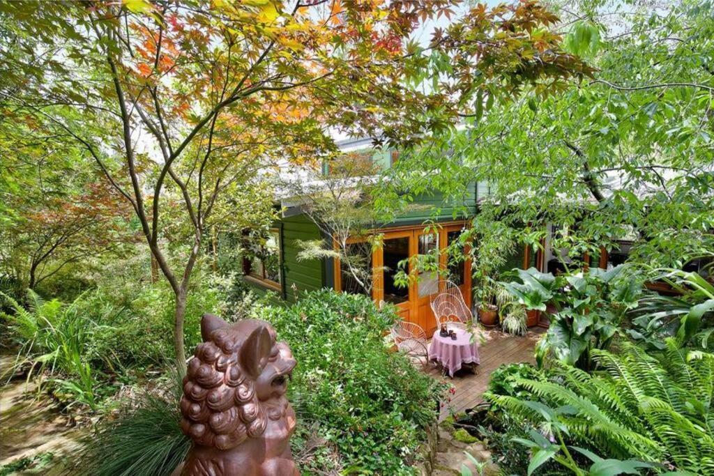 The Black Cockatoo - Secret Garden Treetops Home Katoomba Exteriör bild
